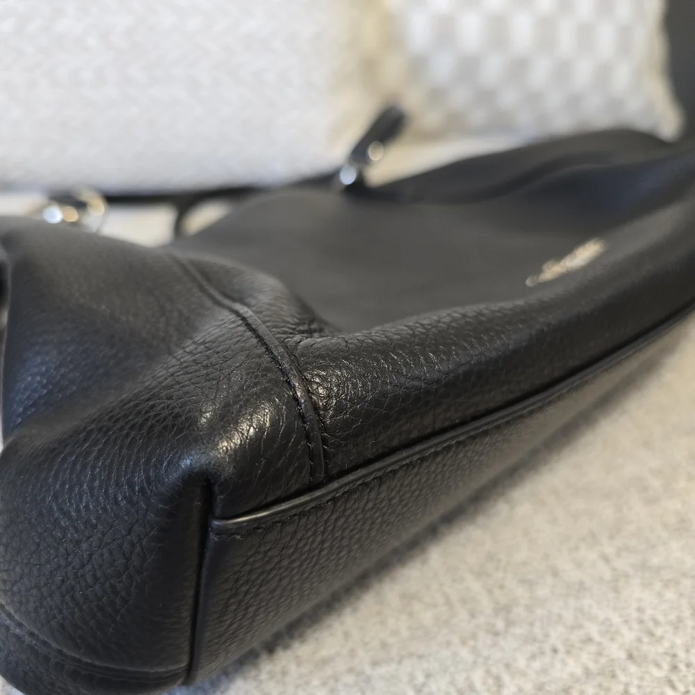 ♡ Kate Spade Black Leather Tote Bag EUC - Picture 11 of 11